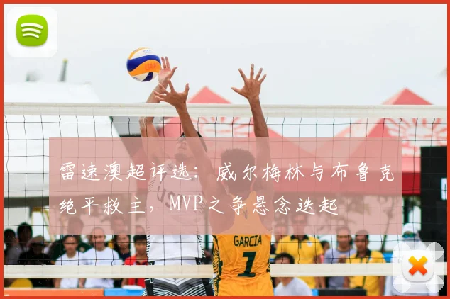 雷速澳超评选：威尔梅林与布鲁克绝平救主，MVP之争悬念迭起