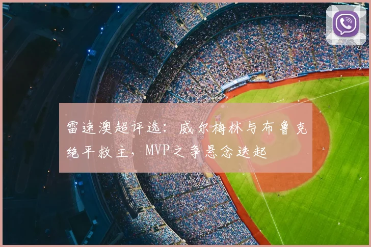 雷速澳超评选：威尔梅林与布鲁克绝平救主，MVP之争悬念迭起